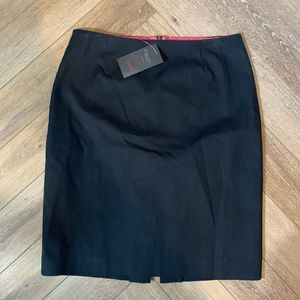 NWT Cibeline Sariano Black Pencil Skirt